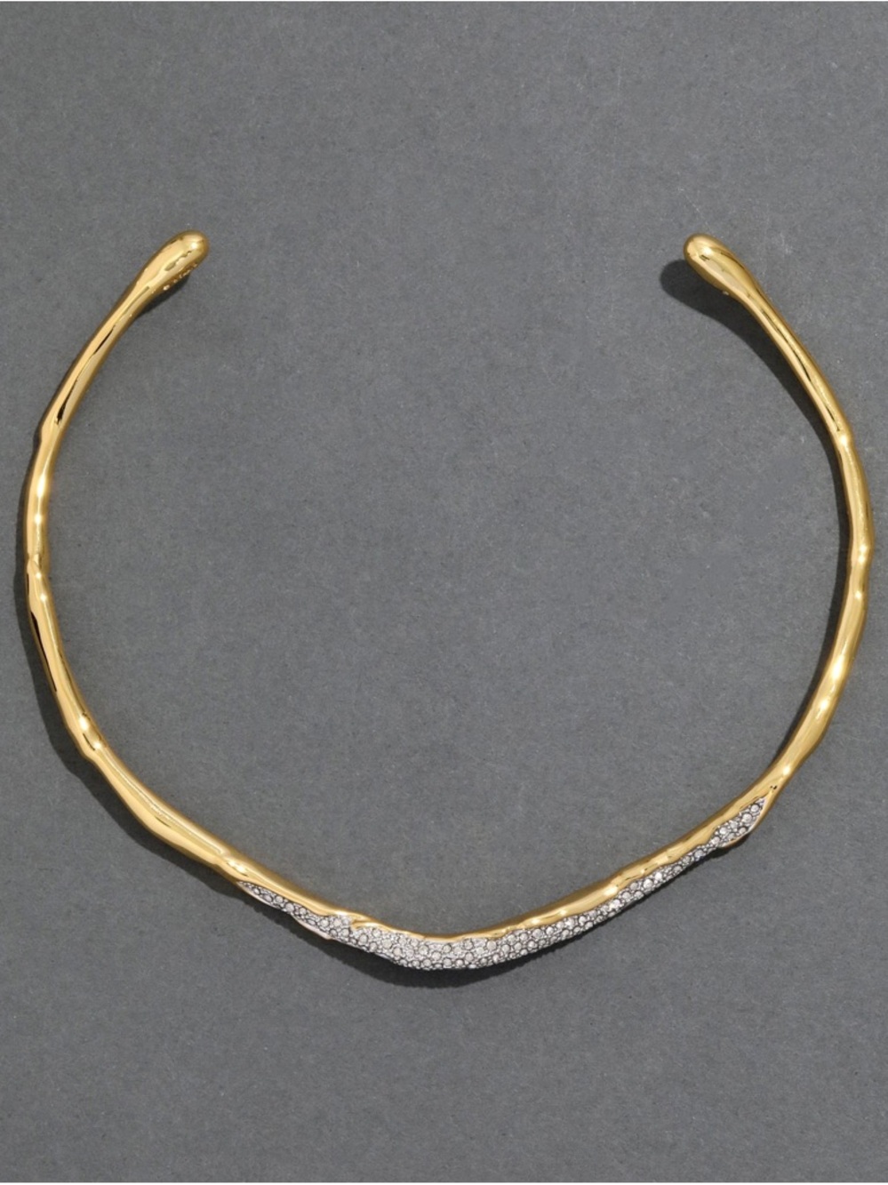 ALEXIS BITTAR Solanales Gold Crystal Skinny Collar (MSRP $275)